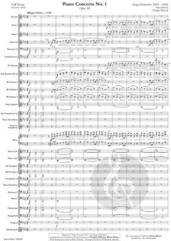 Piano Concerto No. 1 op. 10 von Sergei Prokofjew (Download) 