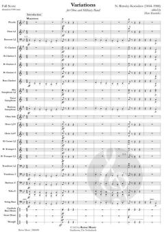 Variations von Nikolai Rimski-Korsakow (Download) 