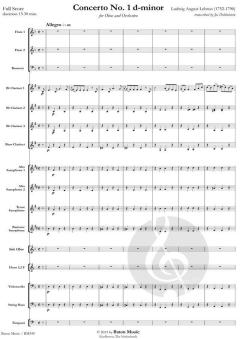 Concerto No. 1 d-minor von Ludwig August Lebrun (Download) 