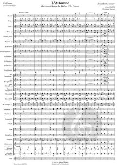L'Automne von Alexander Glasunow (Download) 
