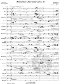 Romanian Christmas Carols 2 von Béla Bartók (Download) 
