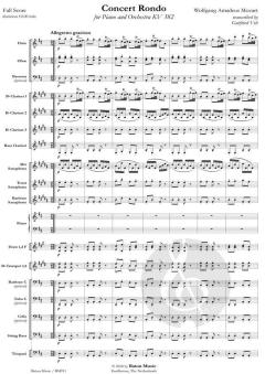 Concert Rondo KV 382 von Wolfgang Amadeus Mozart (Download) 