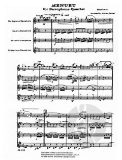 Menuet von Luigi Boccherini 