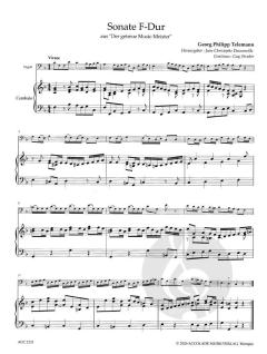 Sonate F-Dur TWV 41:F2 von Georg Philipp Telemann 