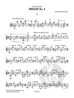 Sonate No. 4 von Atanas Ourkouzounov 
