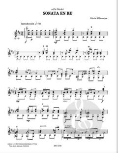 Sonata en Re von Gloria Villanueva 