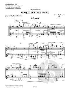 Cinque pezzi di mare von Dusan Bogdanovic 
