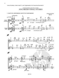 Five micro-tonal studies von Jeff Holmes 