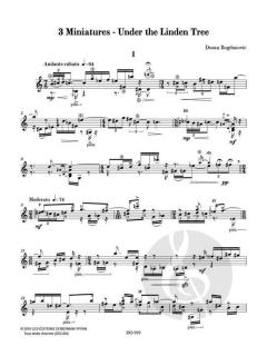 3 Miniatures - Under the Linden Tree von Dusan Bogdanovic 