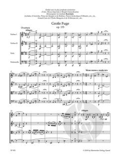 Große Fuge op. 133 von Ludwig van Beethoven (Download) 