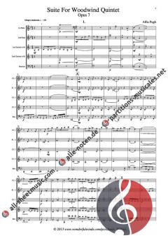Suite for Woodwind Quintet op. 7 von Peter J. Pecora 
