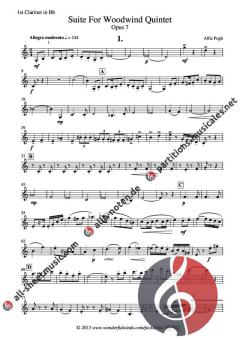 Suite for Woodwind Quintet op. 7 von Peter J. Pecora 