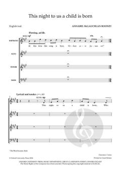This night to us a child is born von Annabel Rooney (Download) 