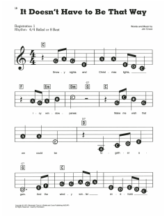 It Doesn't Have To Be That Way von Jim Croce (Download) 