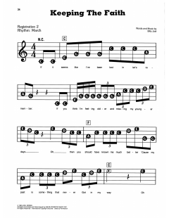 Keeping The Faith von Billy Joel (Download) 