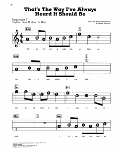 That's The Way I've Always Heard It Should Be von Carly Simon (Download) 