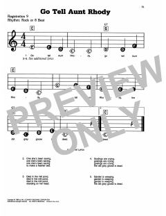 (Go Tell Aunt Rhody) The Ole Grey Goose Is Dead (Download) 