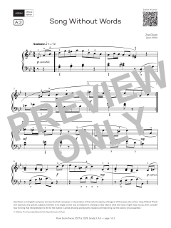 Song Without Words von Zoe Dixon (Download) 
