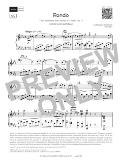 Rondo von Ludwig van Beethoven (Download) 