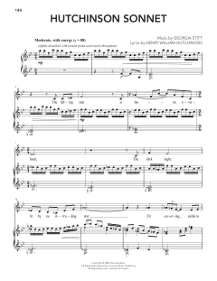 Hutchinson Sonnet von Georgia Stitt (Download) 