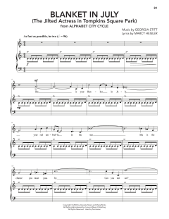 Blanket In July (The Jilted Actress In Tompkins Square Park) von Georgia Stitt (Download) 