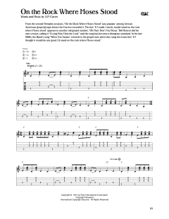 On The Rock Where Moses Stood von The Carter Family (Download) 