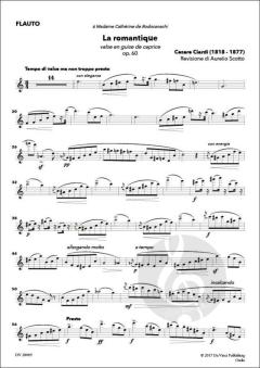 La romantique, valse en guise de caprice op. 60 von Cesare Ciardi 