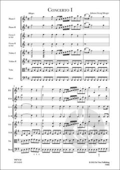 Pian & Forte 126: Tre Concerti, per due flauti traversieri, Opera 4 von Johann Georg Mezger 