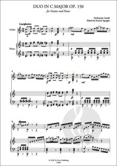 Duo in C major op. 150 von Ferdinando Carulli 