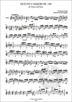 Duo in C major op. 150 von Ferdinando Carulli 