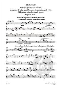 Battaglia per musica militare von Giuseppe Donizetti 