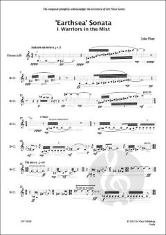Earthsea Sonata for B-flat Clarinet and Piano von John Plant 