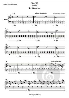Nairi, Homage to Vardapet Komitas von Francesco di Cristofaro 