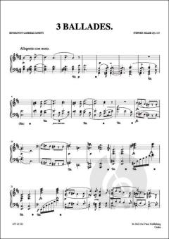 Piano Treasures 13: 3 Ballades von Stephen Heller 