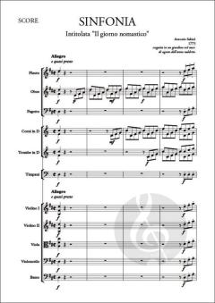 Sinfonia intitolata 'Il Giorno Nomastico' von Antonio Salieri 
