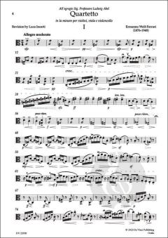 String Quartet in A minor von Ermanno Wolf-Ferrari 