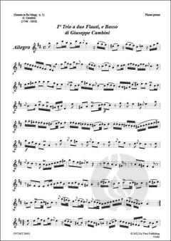 Trio in re maggiore No. 1 von Giuseppe Maria Cambini 
