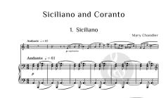 Siciliano and Coranto von Mary Chandler (Download) 