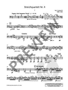 4. Streichquartett op. 22 von Paul Hindemith 