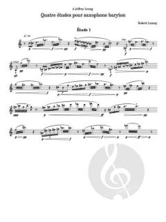 4 Études von Robert Lemay 