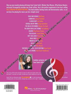 Hal Leonard Recorder Method Songbook 