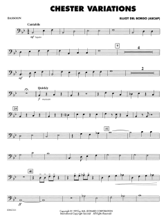 Chester Variations von Elliot del Borgo (Download) 