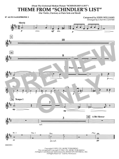 Theme from 'Schindler's List' von John Williams (Download) 