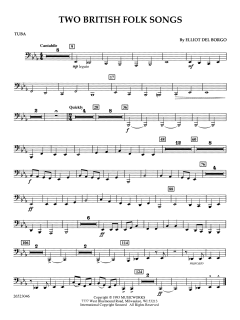 Two British Folk Songs von Elliot del Borgo (Download) 