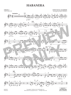 Habañera von Emanuel Alexis Chabrier (Download) 