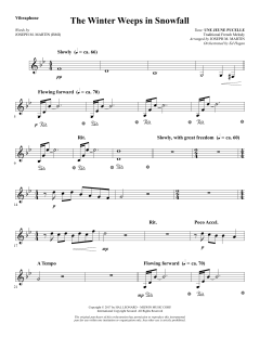 The Winter Weeps in Snowfall von Joseph M. Martin (Download) 