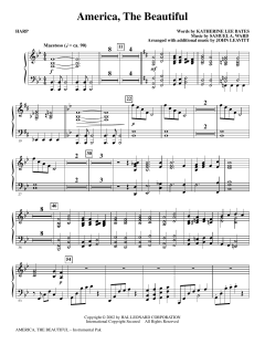 America The Beautiful von Samuel Augustus Ward (Download) 