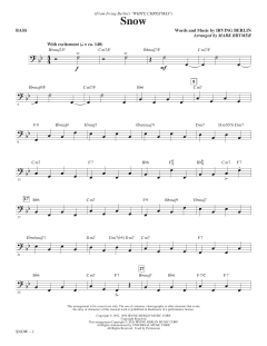 Snow von Irving Berlin (Download) 