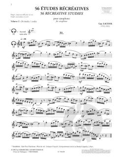 56 Etudes Recreatives 2 von Guy Lacour 