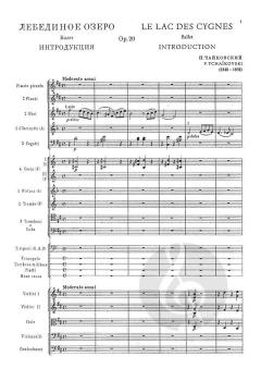 Schwanensee, op.20, komplette Ballettmusik (zweibändig) von Peter Iljitsch Tschaikowsky 